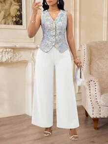 SHEIN Lady 女款亮片裝飾貼身迷你洋裝，時尚派對穿搭 - 彩色 - 查看 3