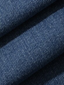 DAZY Women's 3D Decorative Button Pocket Jeans - Blue - View 5