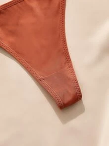 Snug Zone 女款金屬環休閒丁字褲 (3入組) - 彩色 - 查看 3