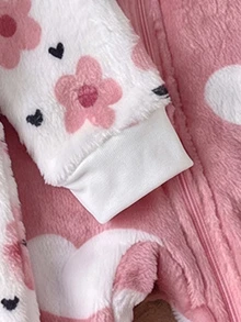 SHEIN 2PCS Baby Girls Jumpsuits - Baby Pink - View 6