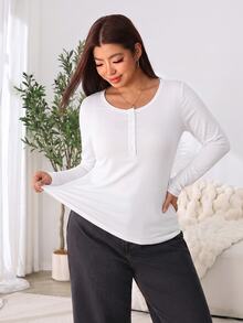 Solflare 3PCS Plus Size T-Shirts - Multicolor - View 4