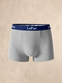 Manfinity Underwear&Sleepwear Basics Men's Letter Waistband Casual Boxer Briefs 3-Pack - Multicolor - View 4