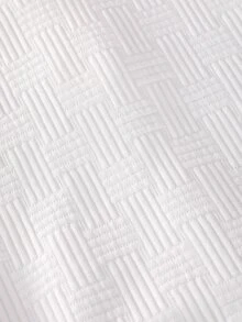 SHEIN 男嬰騎士刺繡 Polo 領休閒運動衫 - 白色 - 查看 4