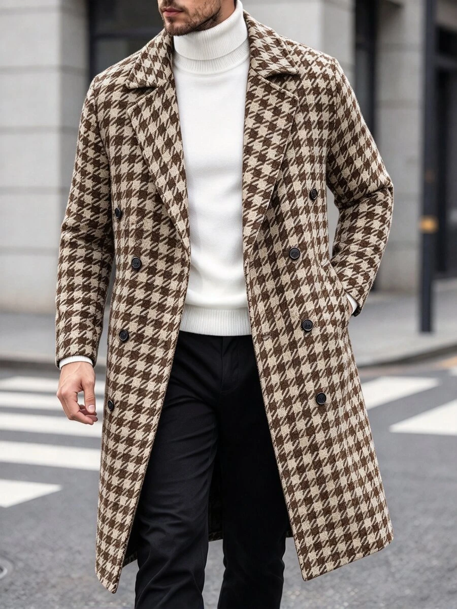 Manfinity Homme 男士休閒百搭大衣 - 彩色 - 查看 1