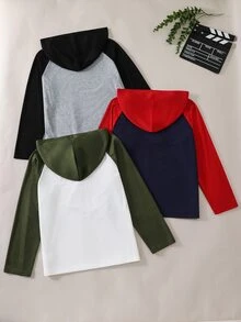 SHEIN 3PCS Tween Boys T-Shirts - Multicolor - View 3
