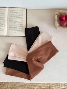 SHEIN 3件裝少女緊身褲 - 彩色 - 查看 6