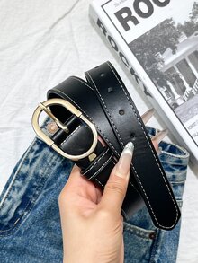 DAZY Casual Commute Style Women's Belt - Black - View 4