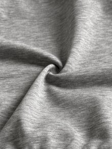Maweii Plus-Size Sexy Gray Casual Hoodie And Pleated Skirt Two Pieces Set Fall - Grey - View 8