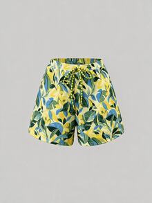 Swim Oasis بدلة سباحة قطعة واحدة بأسلوب بوهيمي مع شورت 2 قطعة مجموعة 26SS ربيع/صيف إجازة - متعدد الألوان - مشاهدة 6