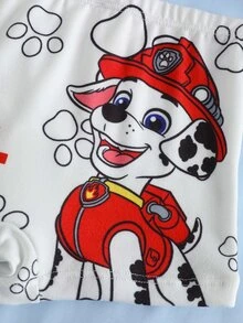 SHEIN | PAW Patrol Young Boy Letter Cartoon Print Casual Daily Boxer Briefs - Multicolor - View 7