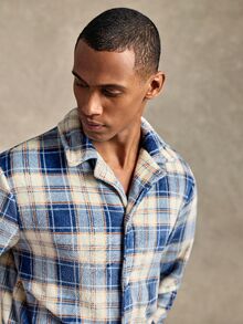 EverLounge Men's Casual Plush Plaid Loungewear Set - Multicolor - View 3