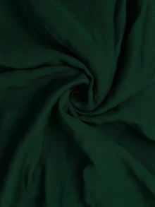 Linhara CURVE 大尺碼秋季休閒拼色門襟襯衫 - 墨綠色 - 查看 7