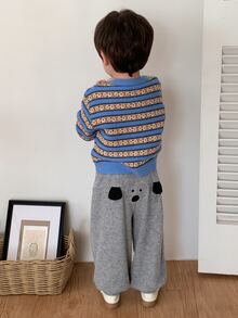 DAZY Infant/Toddler (Boy) Casual Cartoon Comfortable Bottoms - Grey - View 3