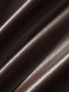 Dazy Plus Autumn/Winter High Waist Button Decor Solid Color A-Line Commuter Style Long Skirt - Brown - View 3
