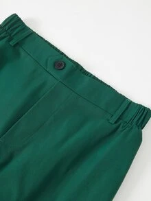 SHEIN 青少年男孩 2件組設計師正式西裝，時尚休閒綠色紳士套裝，適合聖誕節、多種場合、秋冬、學校、家庭聚會、返校、生日派對、攝影、度假、假期，運動風，舒適 - 綠色 - 查看 6