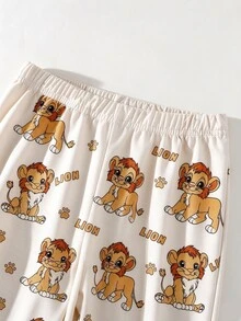 Playful Pals 2件組小男孩運動衫與慢跑褲，可愛藍紅白卡通英雄印花，長袖圓領，標準版型，適合戶外秋季慢跑，復仇者運動服 - 彩色 - 查看 7