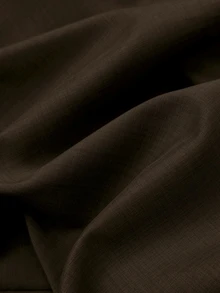 GlowEve CURVE 大尺碼女款拼色口袋鈕扣休閒百搭日常寬腿長褲 - 巧克力棕 - 查看 8