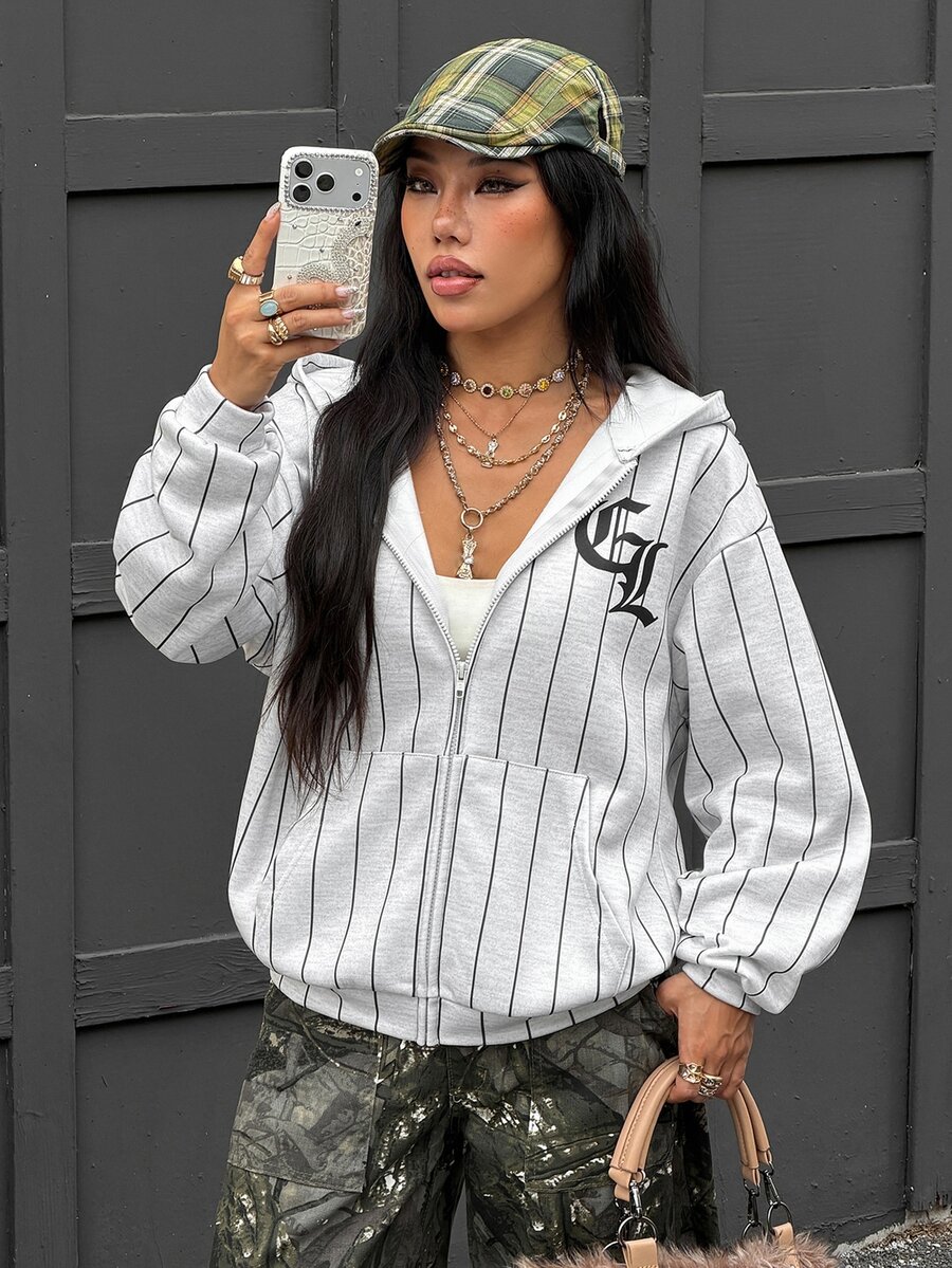 Coolane Sweatshirt Rajut Bermotif Wanita - Grey - View 1
