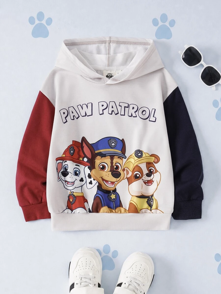 SHEIN | PAW Patrol Young Boy Long Sleeve Casual Sweatshirt - Multicolor - View 1