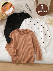 3 Buah Kaos Dalam Anak Perempuan - MultiWarna - View 4