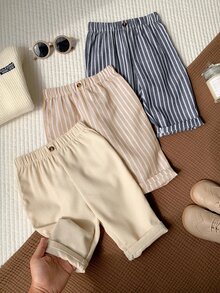 SHEIN 3件組男嬰下身褲 - 彩色 - 查看 8