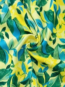 Swim Oasis بدلة سباحة قطعة واحدة بأسلوب بوهيمي مع شورت 2 قطعة مجموعة 26SS ربيع/صيف إجازة - متعدد الألوان - مشاهدة 10
