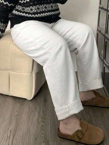 Dazy Plus Plus Size Women's Casual Daily Travel Denim Jeans With Pockets And Buttons - White - View 6
