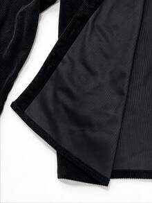 GlowEve Women's Colorblock Casual Versatile Everyday Outing Shirt - Black - View 8