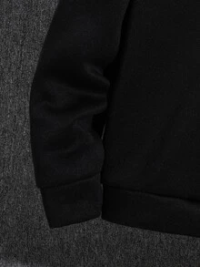 SHEIN Bộ 2 món áo nỉ và quần dài phối màu cho bé trai tuổi teen, phong cách thường ngày, thoải mái, thời trang, đa năng, chất vải mềm, phù hợp mặc hằng ngày và đi học - Nhiều màu - Xem 6