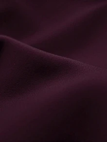 GlowEve CURVE Plus Size New Fashion Fall/Winter Long Sleeve Casual Elegant Business Casual Women's Jacket Formal Evening Purple Work Wear Women Winter Party Beach - Burgundy - View 5