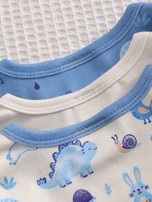 6PCS Baby Boys Pajamas - Multicolor - View 6