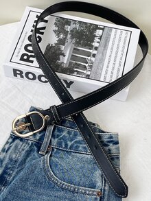DAZY Casual Commute Style Women's Belt - Black - View 5