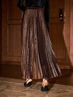 MOTF WOMEN'S PLEATED CASUAL VERSATILE DAILY WEAR SKIRT