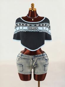 Mistrie Women's Colorblock Casual Daily Knit Top - Multicolor - View 1