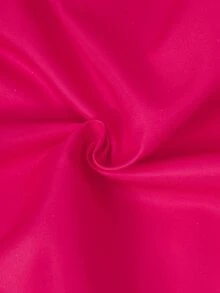SHEIN 3件套女童套裝，甜酷韓系休閒風，適合校園出遊日常春/秋穿搭，粉色迷彩數位印花拼接配色，蝴蝶結印花連帽外套與細肩帶寬腿褲套裝 - 玫紅色 - 查看 7
