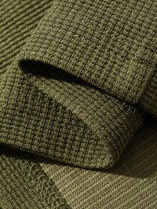 Dazy Kids Young Boy Solid Color Casual Daily Long Sleeve T-Shirt - Army Green - View 8