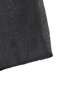 LUMIGAL Women's Mesh Patchwork Casual Versatile Daily Wear Shirt - Black - View 7