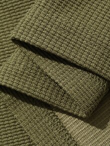Dazy Kids Tween Boy Solid Color Casual Versatile Daily Wear Long Sleeve T-Shirt - Army Green - View 8