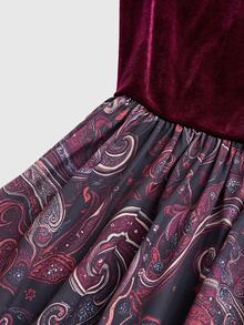 Omancia Women's New Autumn/Winter Leopard Print Mid-Length Standard Size Dress - Coffee Brown - View 6
