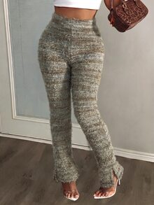 Slaydiva 女款高腰休閒日常穿著長褲 - 彩色 - 查看 1