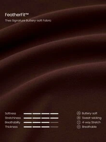 GLOWMODE FeatherFit™ 2-In-1 Removable Padding Mock 2 Piece Design Colorblock Sports Bra With Removable Anti-Slip Cups Yoga Pilates Studio Daily Wear - Brown - View 6