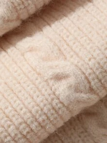 DAZY Women's Solid Color Long Sleeve Autumn/Winter Sweater 2 Pieces Set - Pink - View 11