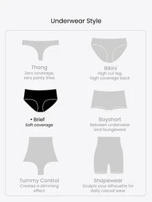 GLOWMODE 5-Pack Ultralight V-Waist Mid-Rise Seamless Briefs Underwear With Smooth, Comfy Fit Daily & Casual Essentials - Multicolor - View 7