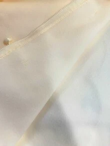 GlowEve CURVE Plus Size Women Solid Color Frog Button Placket Casual Long Sleeve Sweatshirt Winter - White - View 5