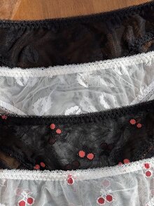 Divavoom Celana Dalam Wanita Motif Jala Bercorak Ceri (Paket 4 Buah) - MultiWarna - View 6