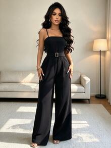 Rafferiza Fall Winter Leopard Print Draped Neck Sheer Chiffon Two‑Piece Set Elegant Wide Leg Pants Outfit Par - Multicolor - View 4