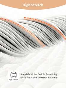 SHEIN CURVE+ بنطلون جينز ضيق عالي المرونة مع جيوب جانبية كاجوال مقاس كبير - الأسود - مشاهدة 8