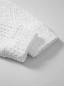 Calvornis 男士長袖 Polo 衫，萬聖節、聖誕節、新年禮物 - 白色 - 查看 6