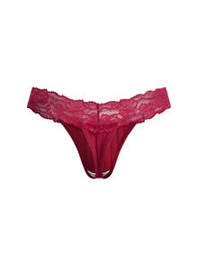 AltBold 7件組浪漫蕾絲腰帶拼接女款丁字褲內褲套裝 - 彩色 - 查看 4