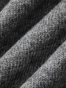 Livesso Women's Solid Color Drop Shoulder Long Sleeve Hoodie Sweater And Knit Pants Casual Set - Dark Grey - View 7
